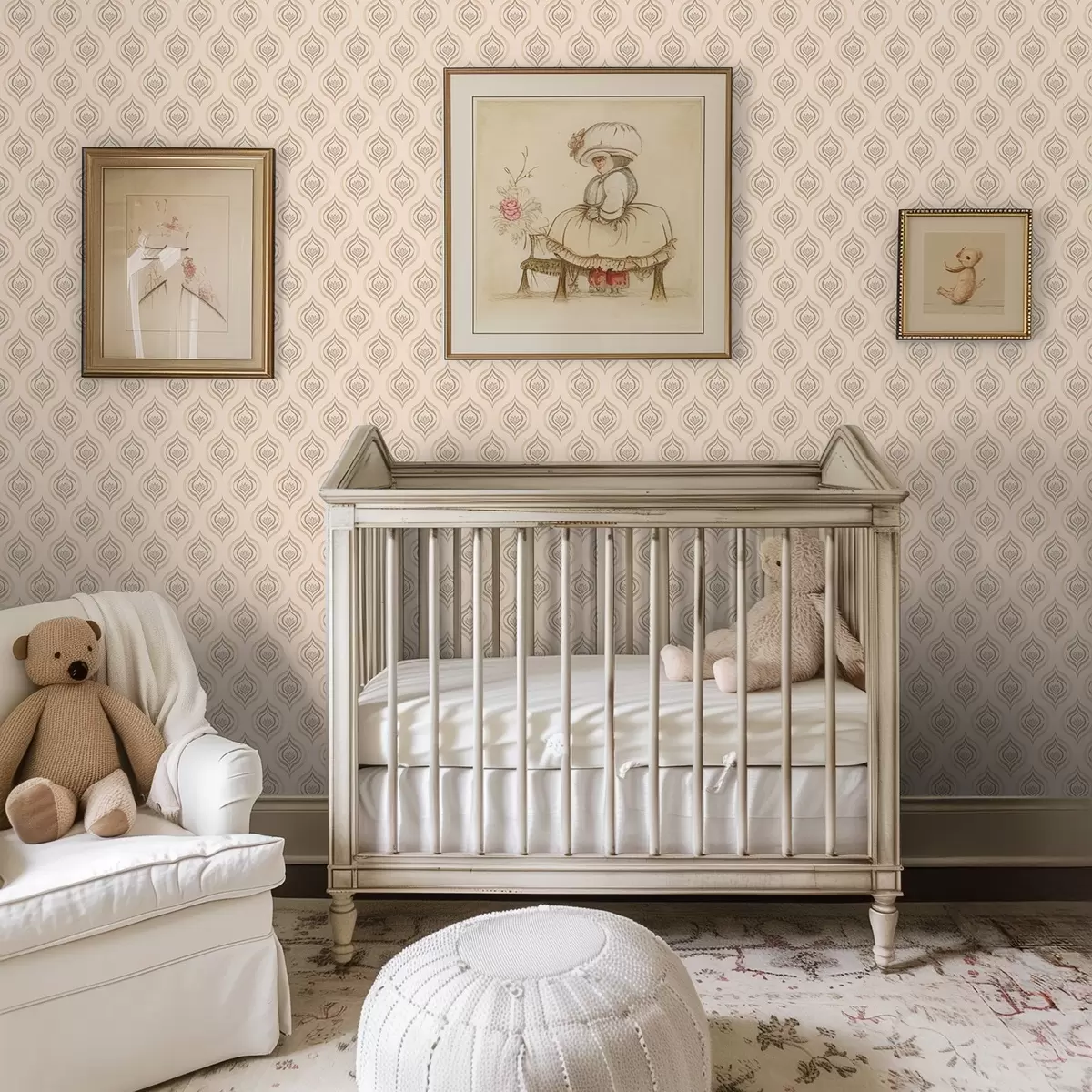 Baggrund Pulverformede dråbemotiver med en blomst på en varm baggrund a00977v2