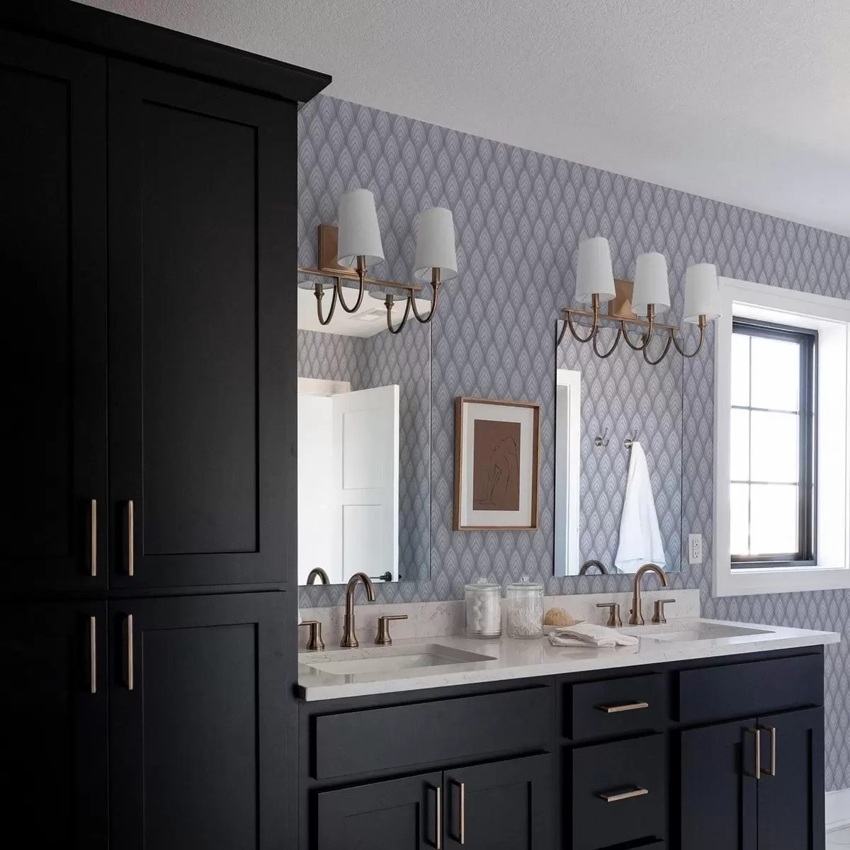 Baggrund Volumetriske gråskala-lignende buer med en blød gradient a00989