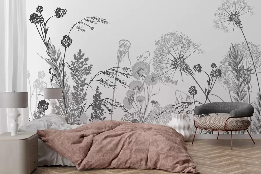 fototapeter Vilde blomster w04943v3