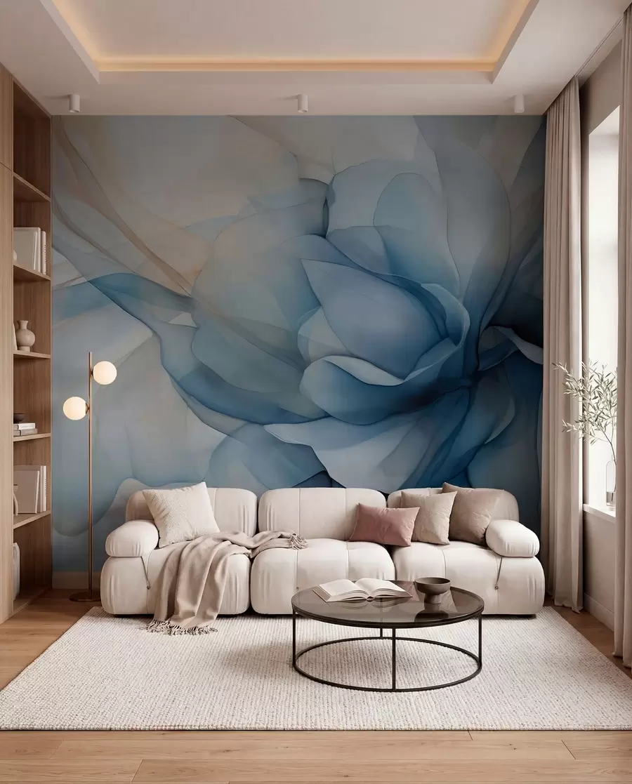 Murale Voile floral délicat w04944