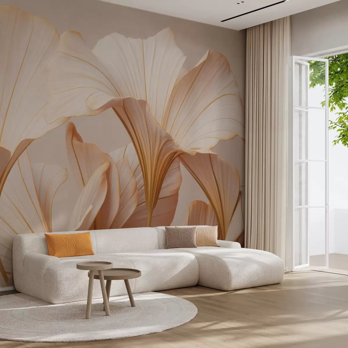 Murale Gros bourgeons w04947