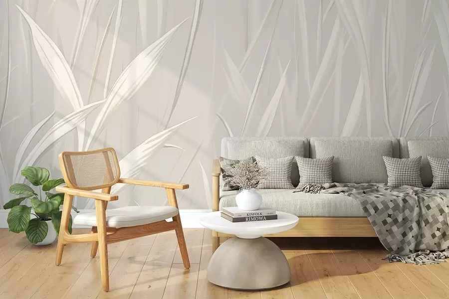 fototapeter Abstrakt græs w04915