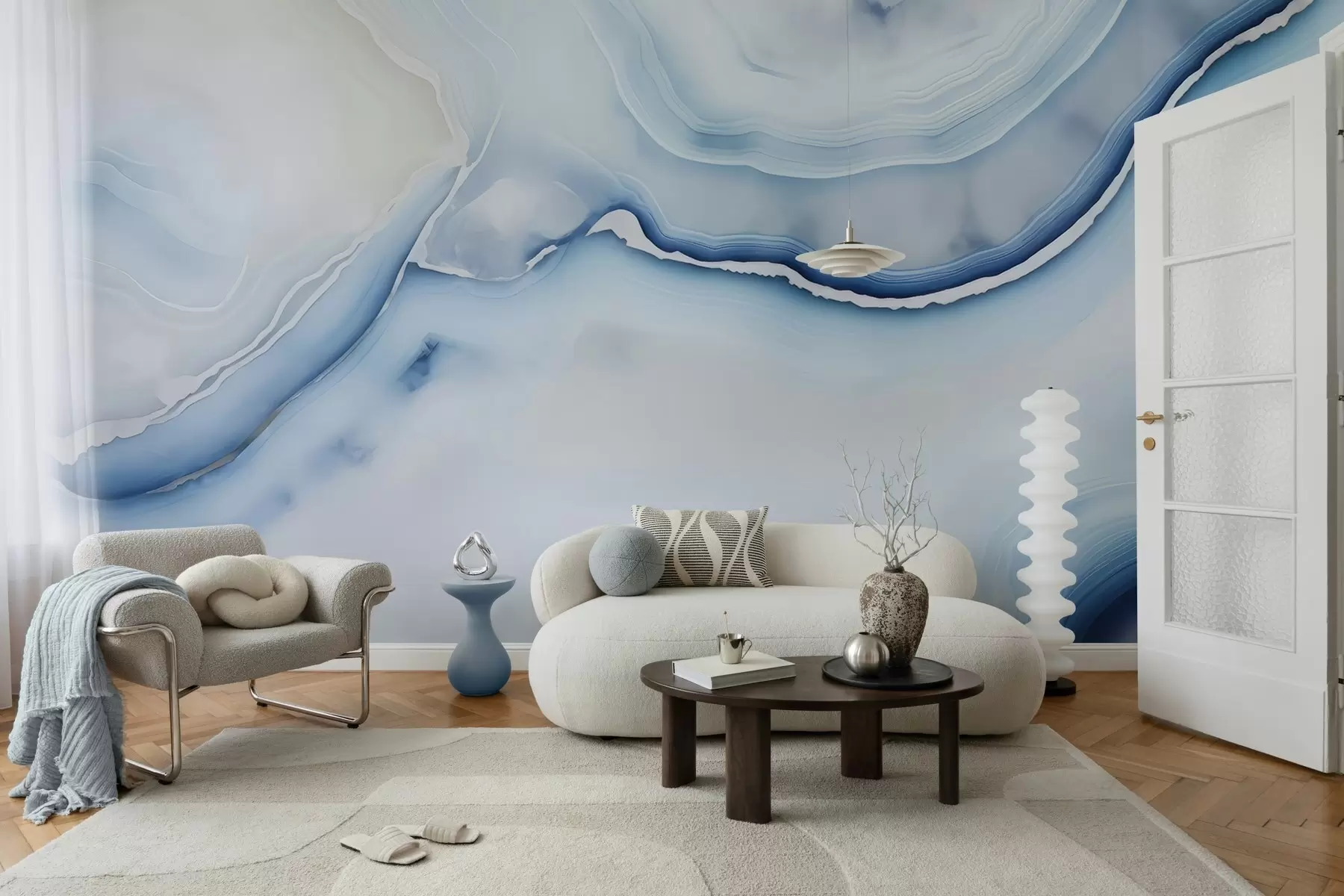 Fototapete Zarter Marmor w05000