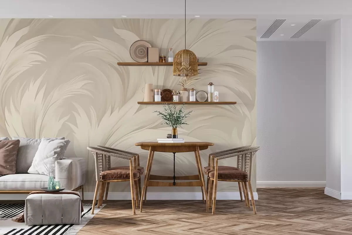 Fototapete Abstrakte Blätter w04987