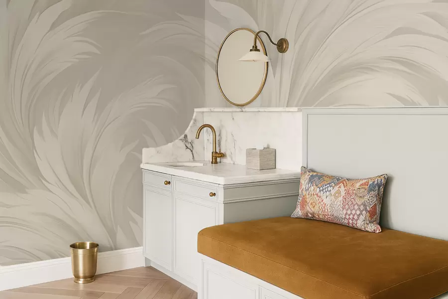 Fototapete Abstrakte Blätter w04987