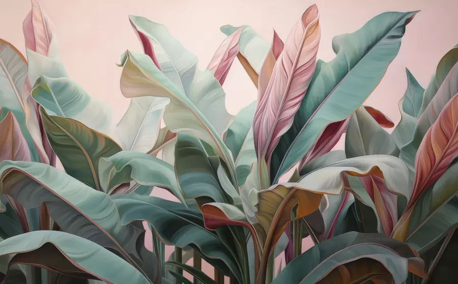 Murale Harmonie botanique w05009