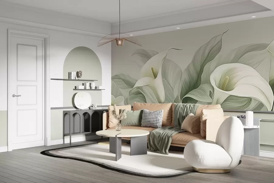 fototapeter Eksotiske blomster w05028