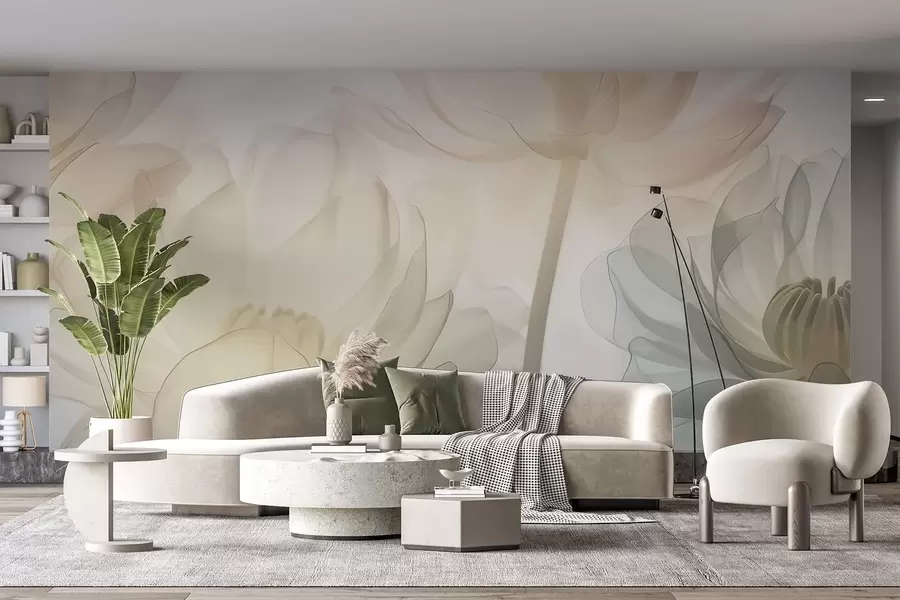 Fototapete Große Blumen w05030