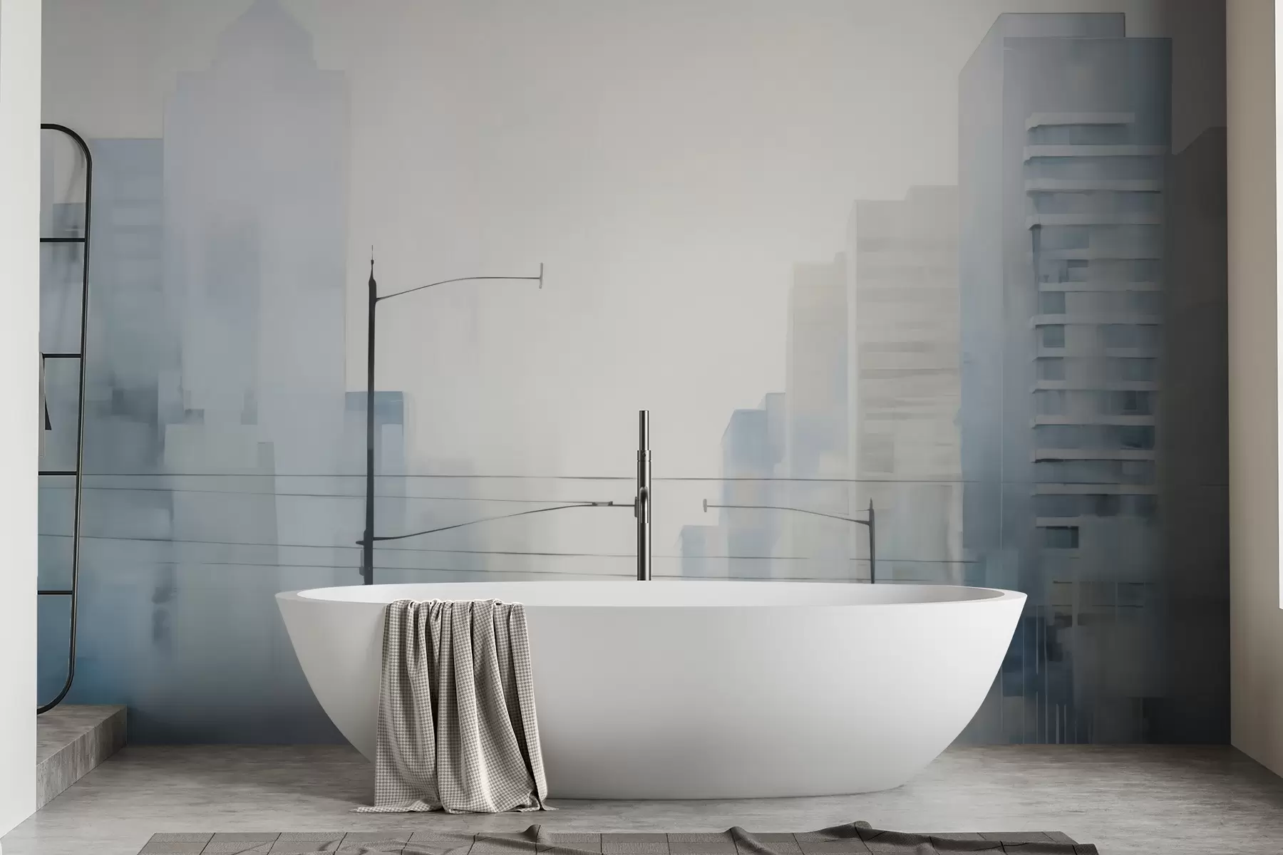 Fototapete Abstrakte Stadt w05074