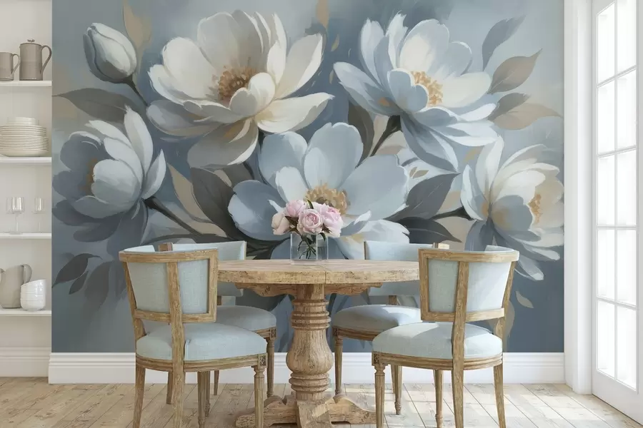 Fototapete Aquarell-Blumenstrauß w05051