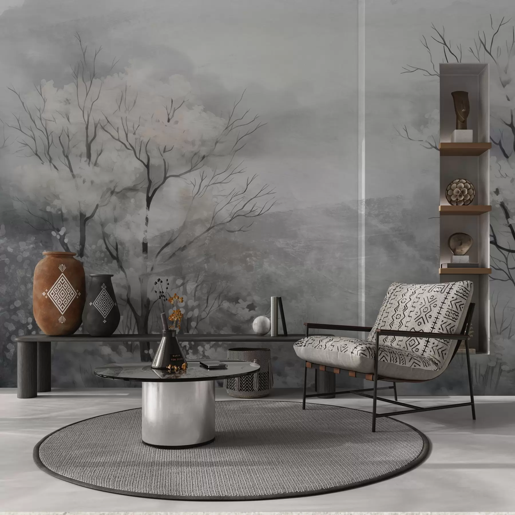 Fototapete Leichter Atem der Bäume w05054