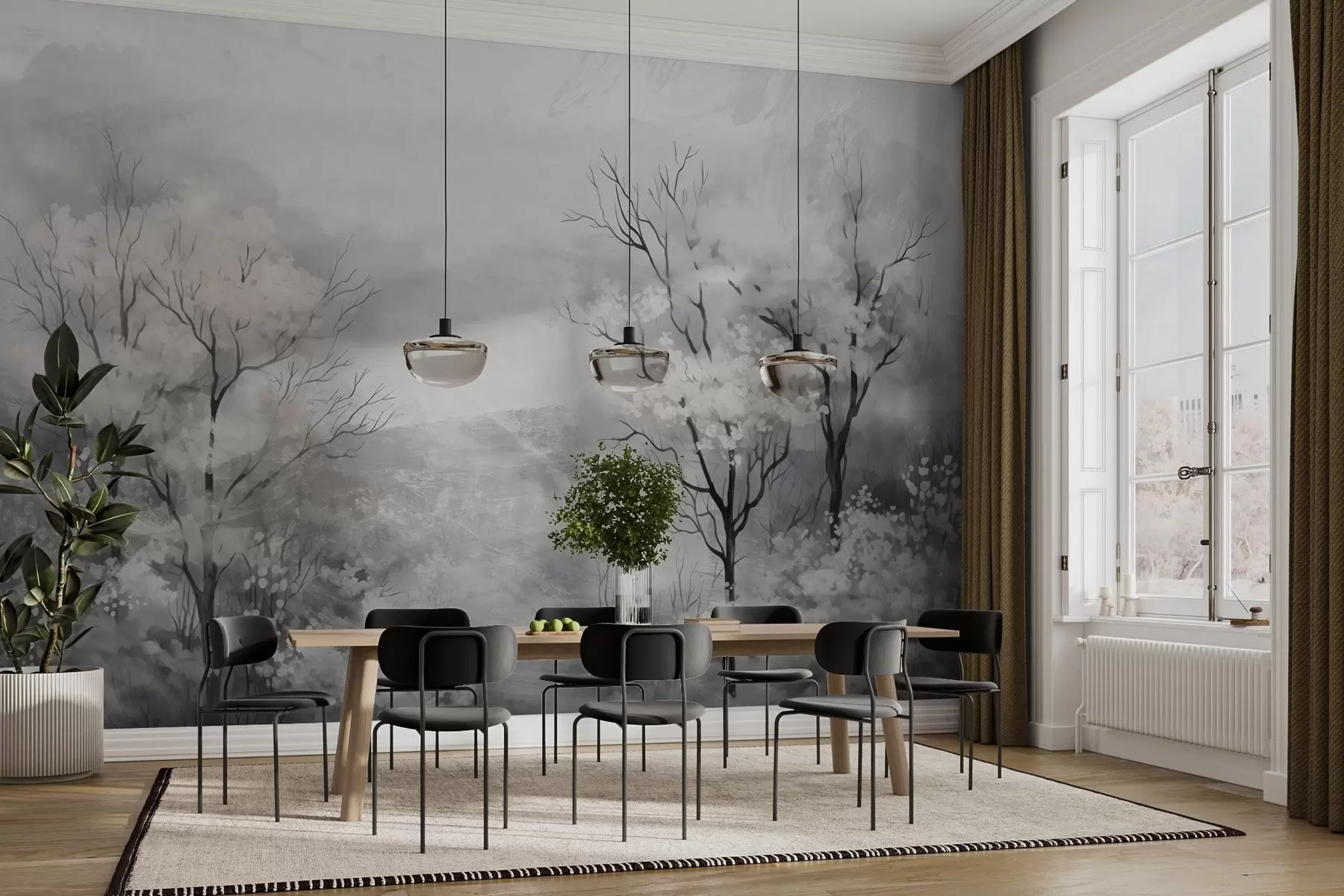 Fototapete Leichter Atem der Bäume w05054