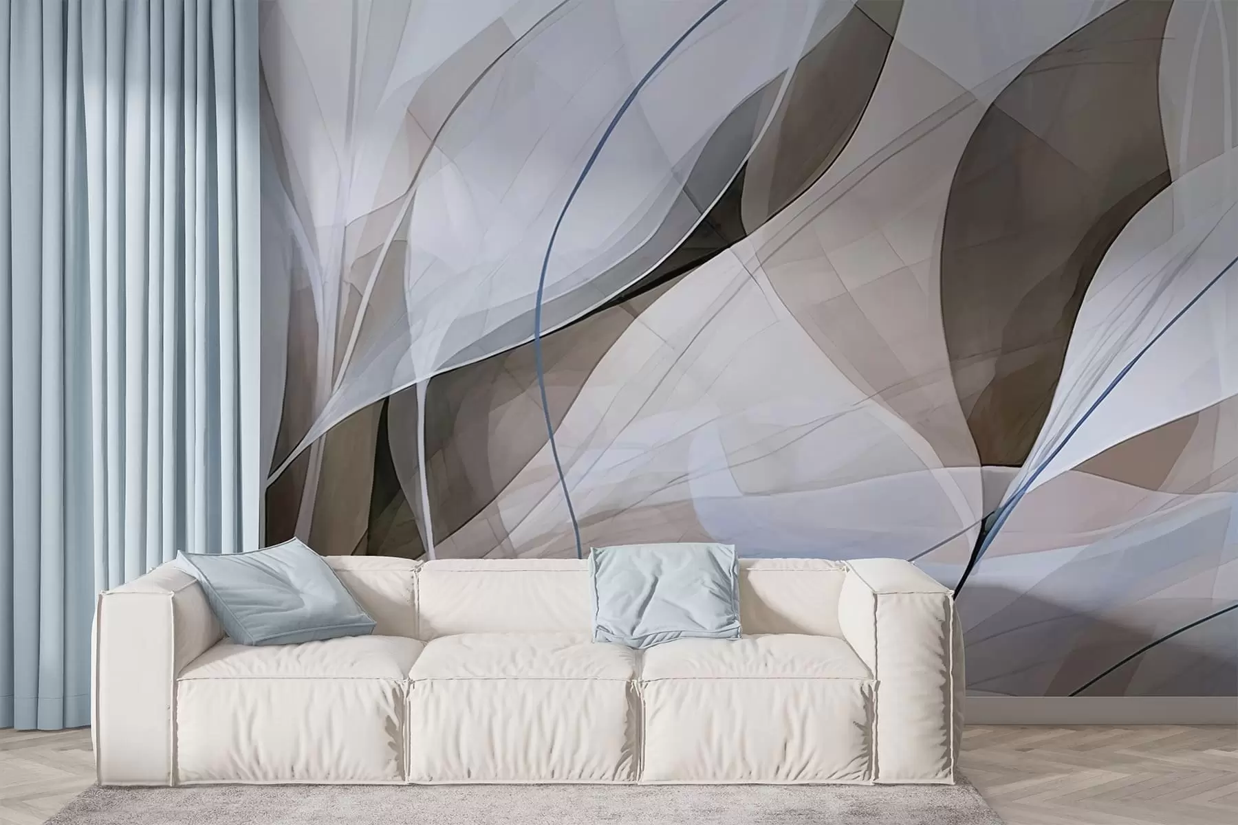 fototapeter Skarpe blade w05084