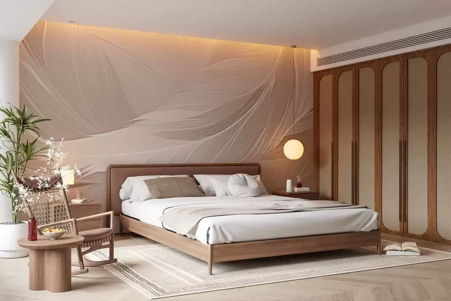 Fototapete Federn w05104