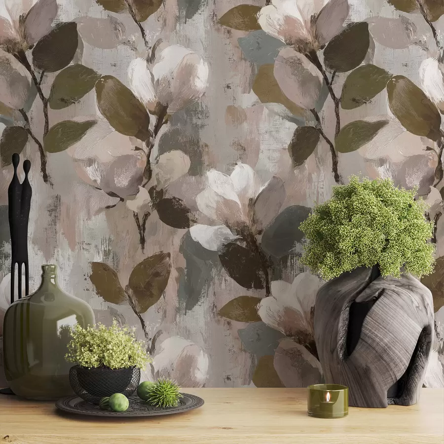 fototapeter Blomsterpenselstrøg a00968v1