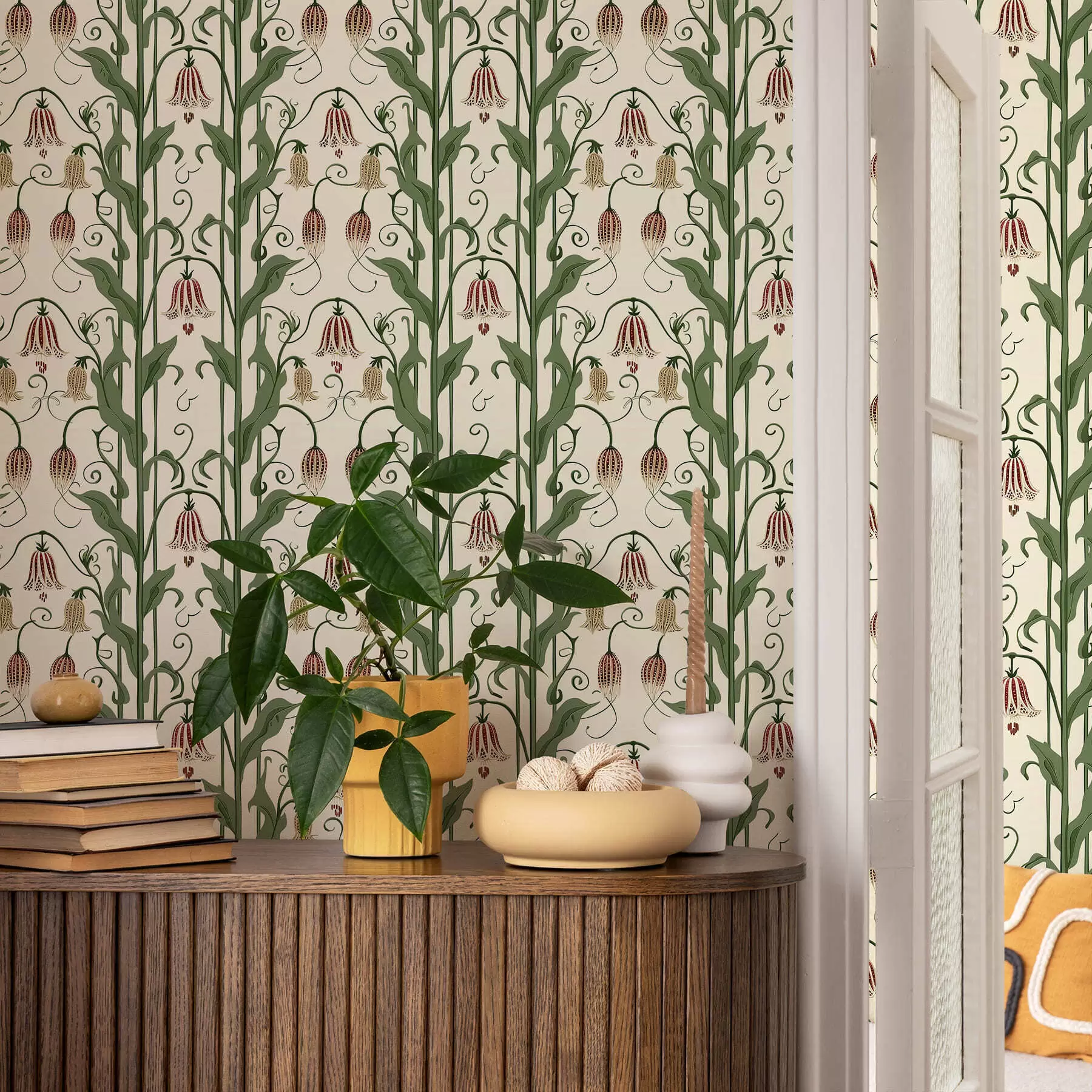 Murale Clochettes florales a01148