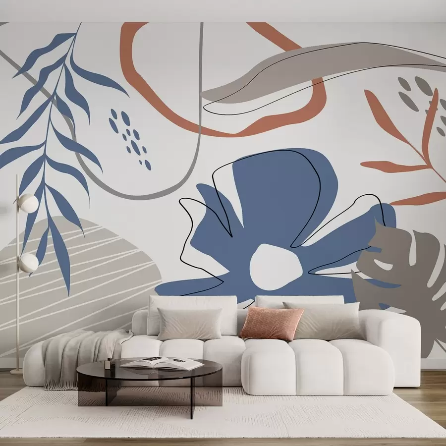 fototapeter Abstrakt komposition w05188