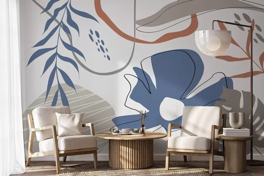 fototapeter Abstrakt komposition w05188