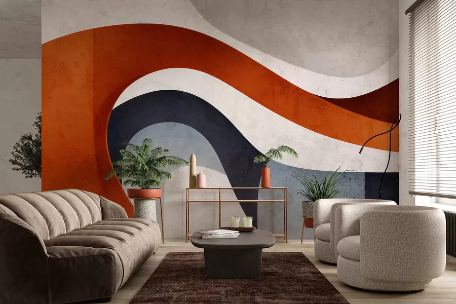 fototapeter Geometrisk rum w05169