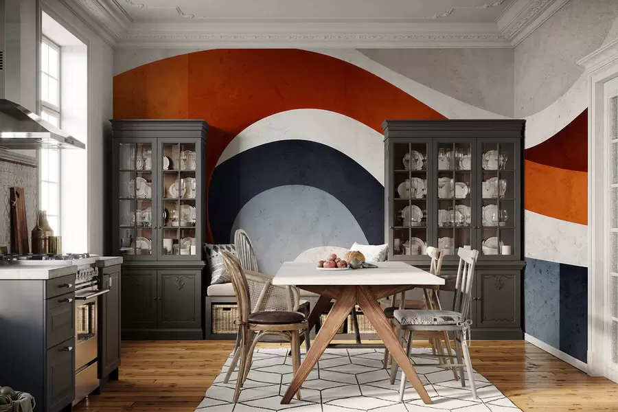 fototapeter Geometrisk rum w05169