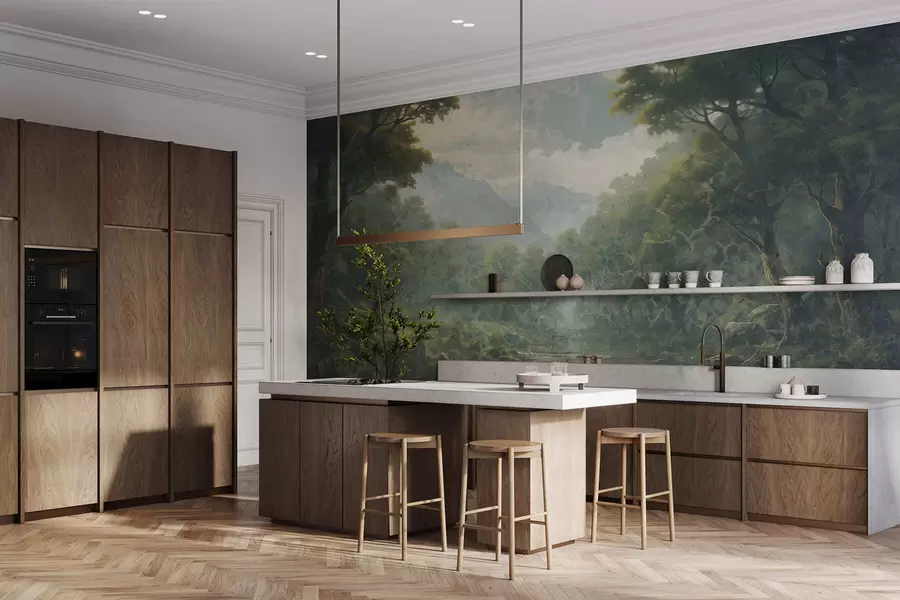 fototapeter Skovens stilhed w05171