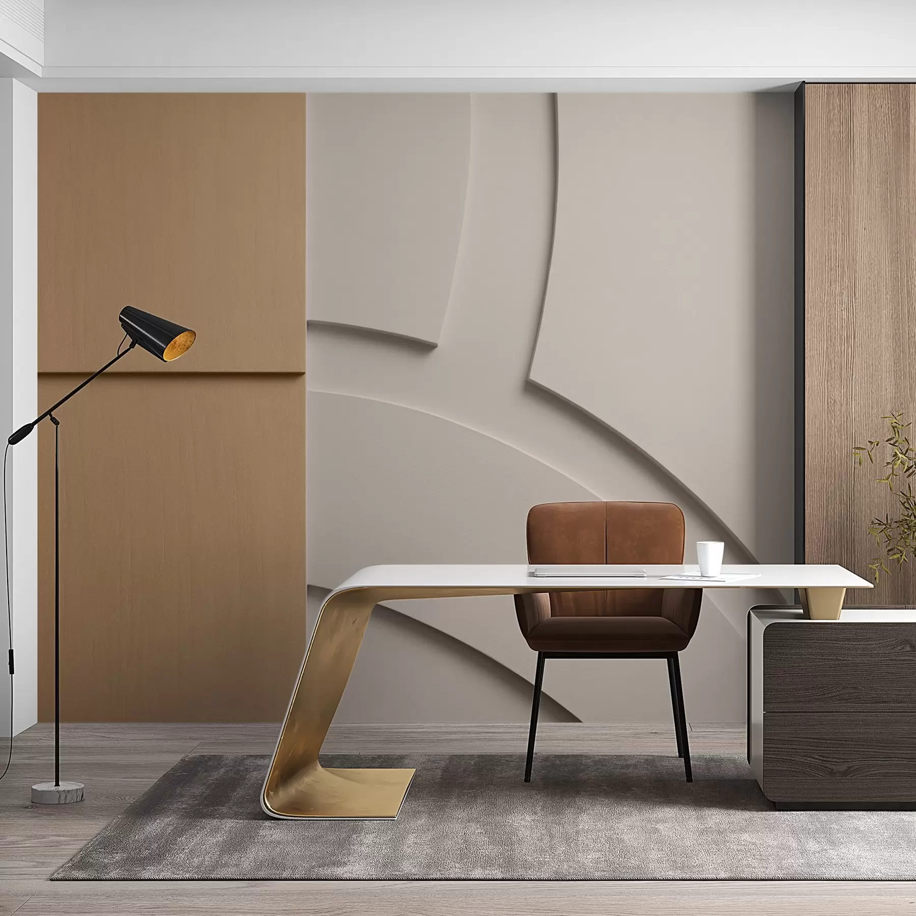 fototapeter Abstrakt komposition w05205