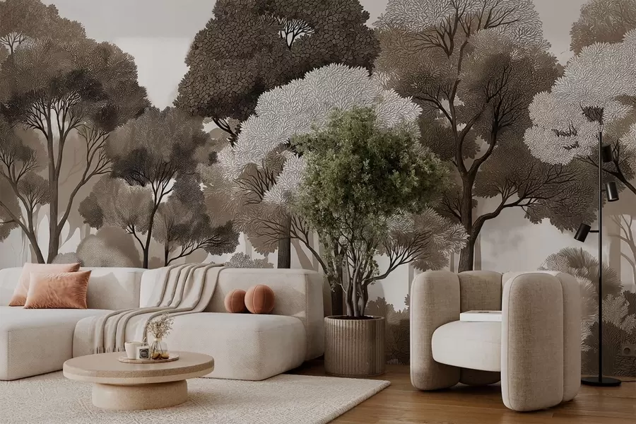 fototapeter Løvskov w05198v3