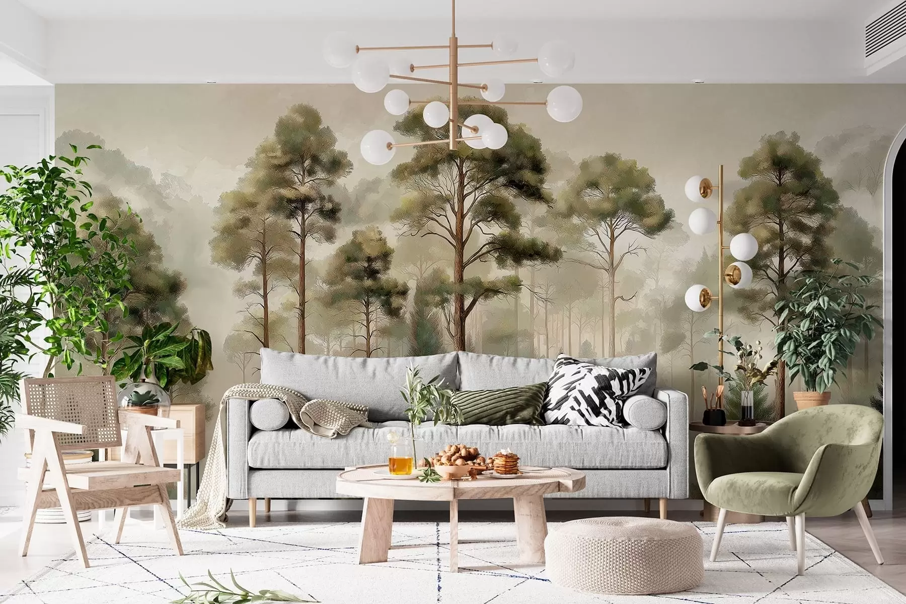 Fototapete Laubwald w05197