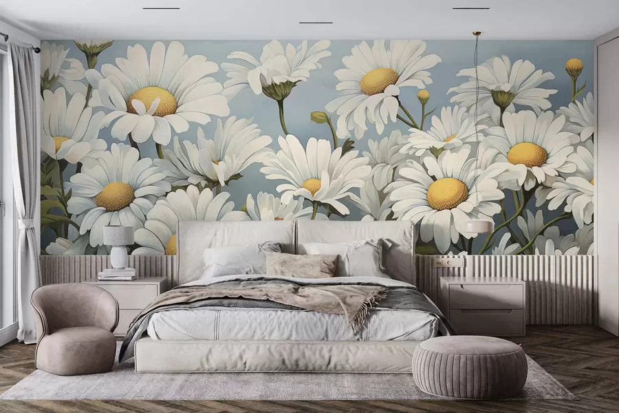 Murale Marguerites luxuriantes w05247