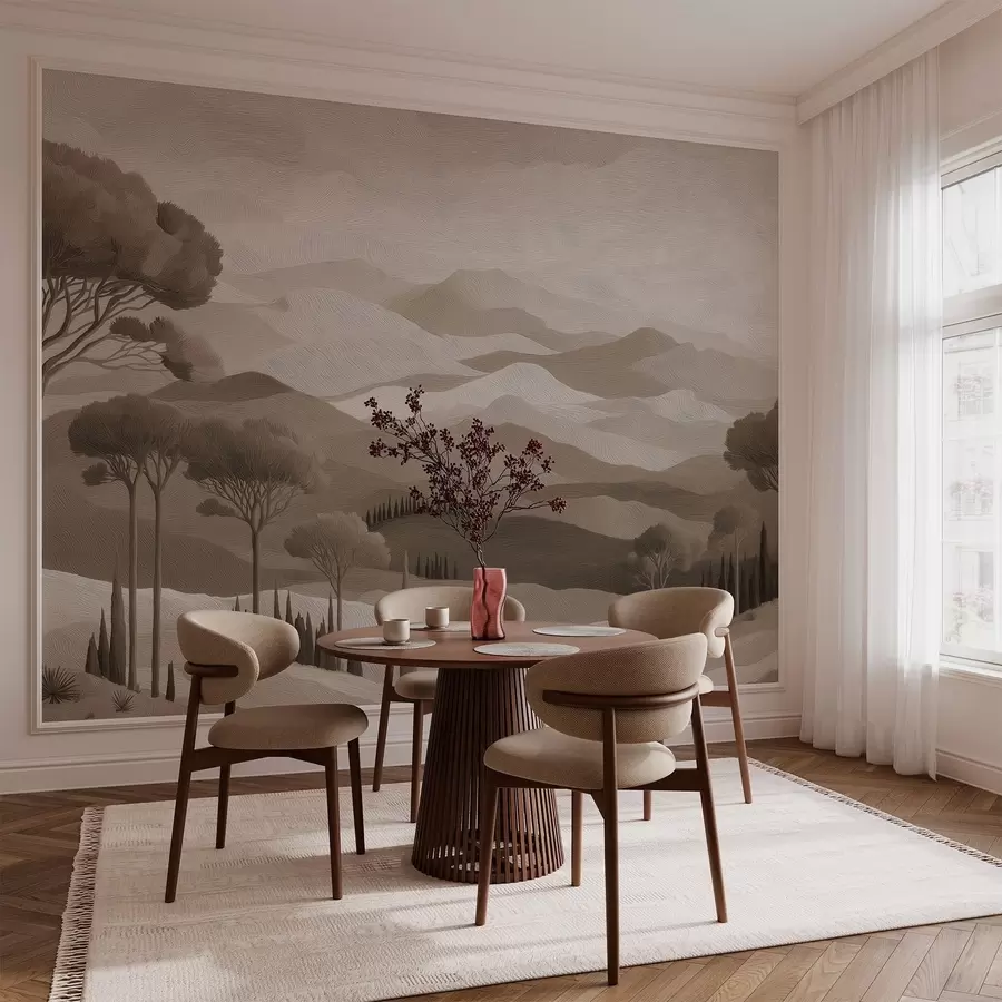 Murale Paysage peint à l'huile w05258v1