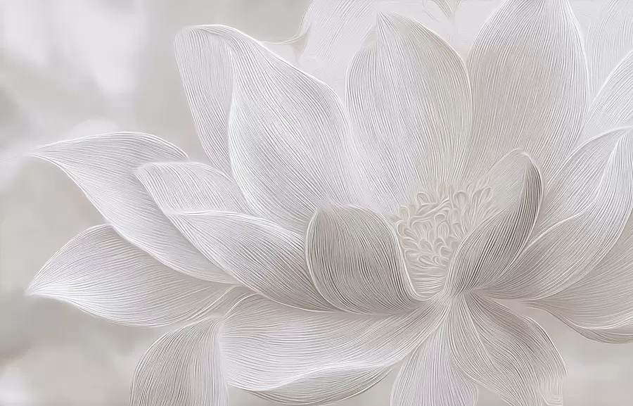 Fototapete Abstrakte fließende Wellen in hellbeigen Farbtönen w05266