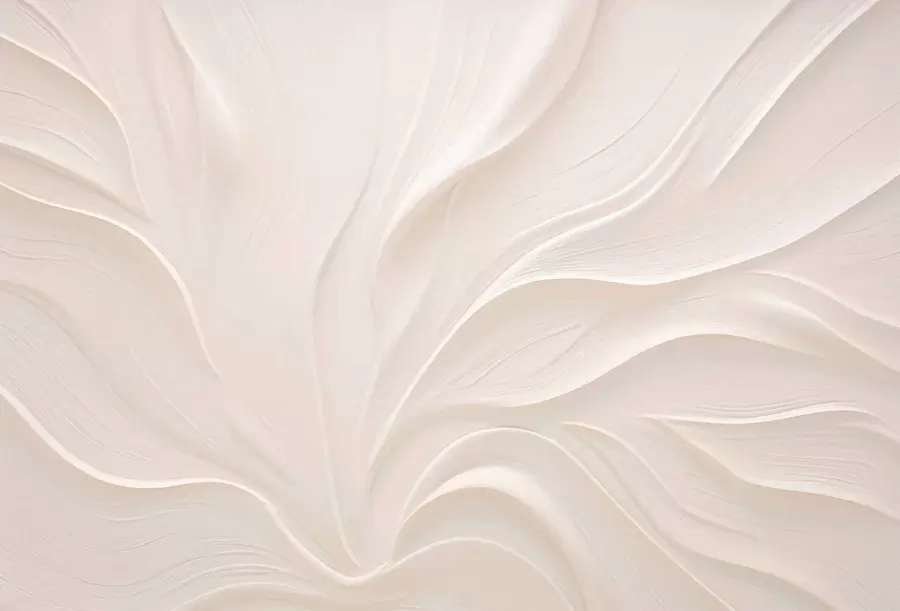 Fototapete Zarte, durchscheinende Blätter an einem Ast w05267