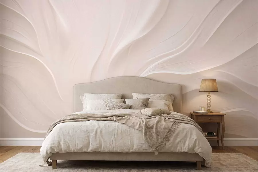 Murale Feuilles délicates et translucides sur une branche w05267