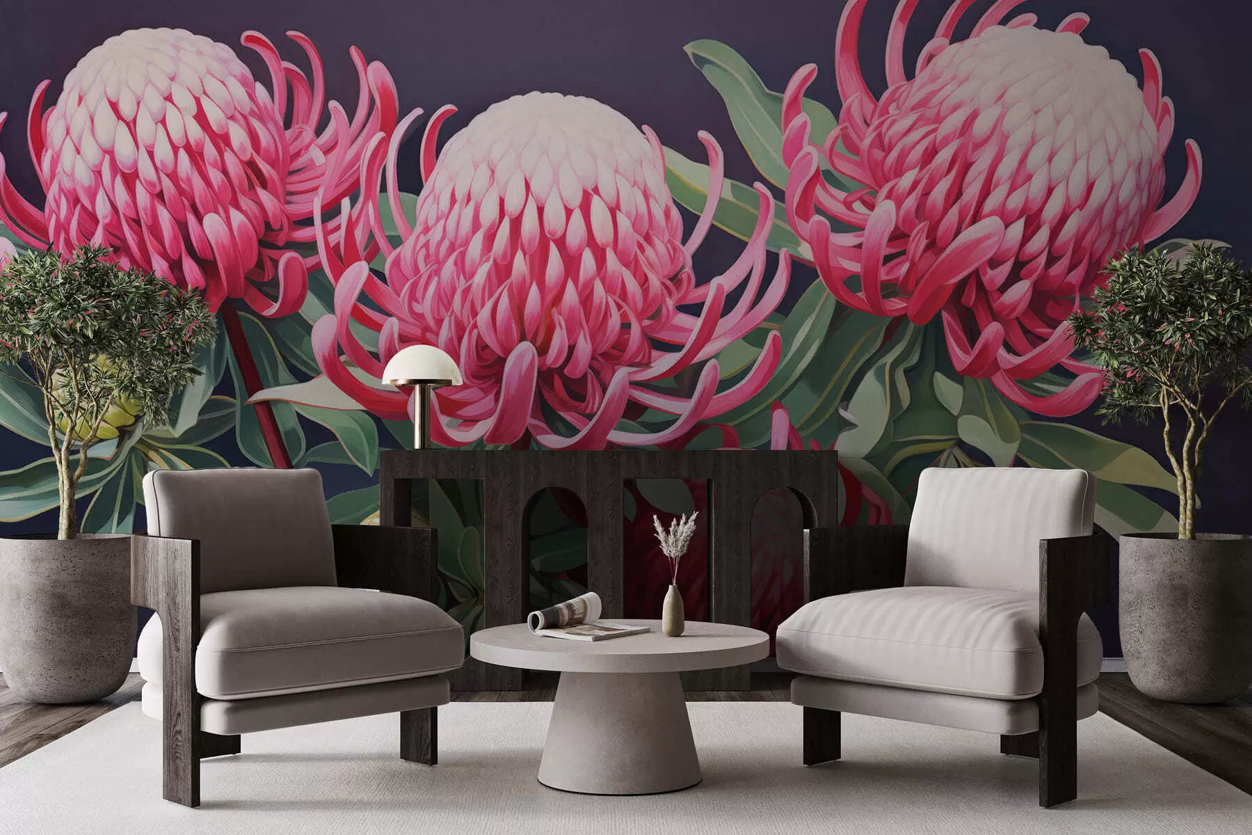 Murale Protea royale w05308