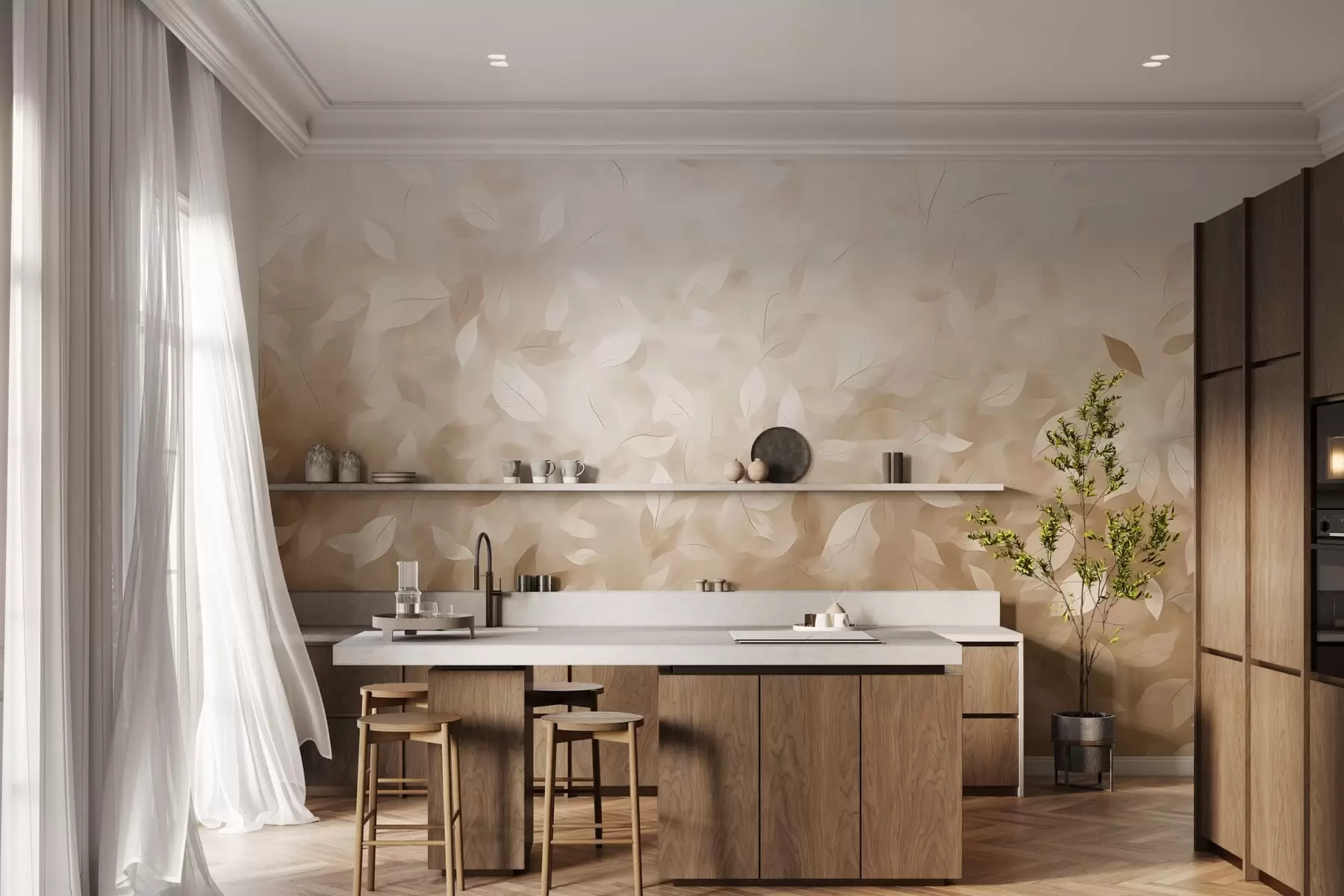 fototapeter Bladsus w05277