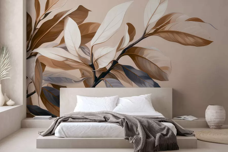 Murale Élégante branche de ficus w05315