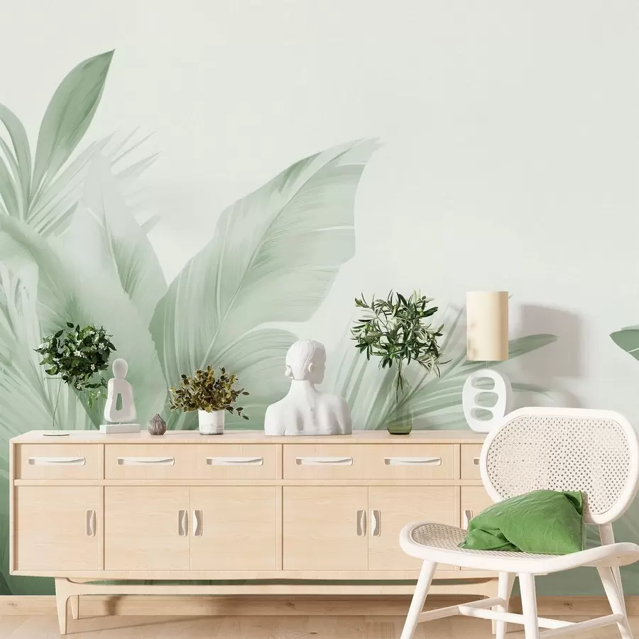 fototapeter Bananblade, lange blade w05377v3