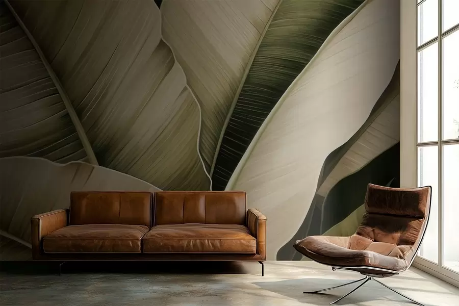 fototapeter Bananblade, lange blade w05403