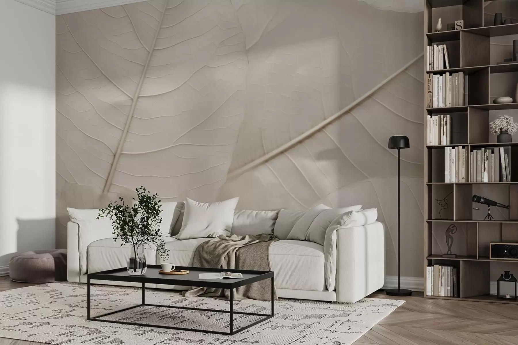 Fototapete Elegantes Blatt w05328