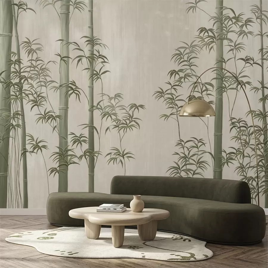 Murale Bambou vert clair w05120v1