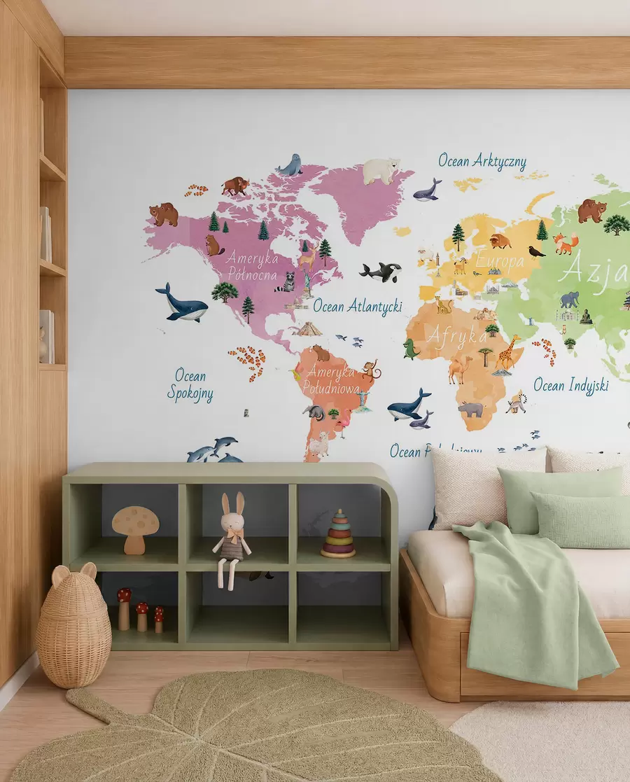 Murale Faune en polonais c00009pl