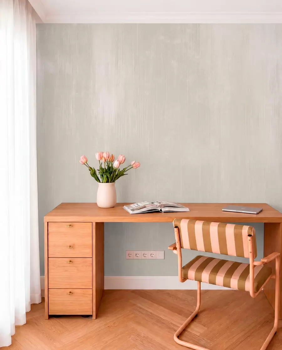 Murale Fond beige clair avec une texture verticale discrète w05121