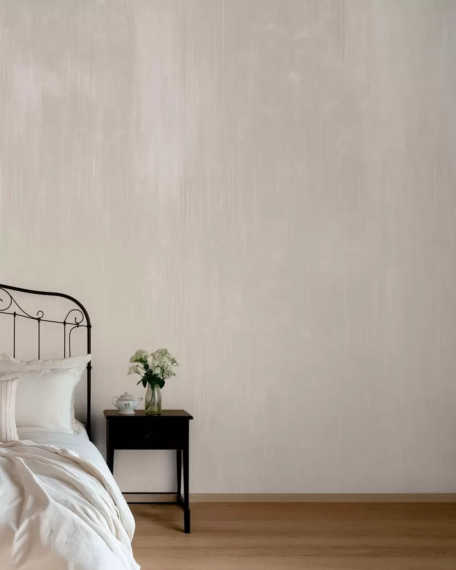fototapeter Lys beige baggrund med diskret lodret struktur w05121