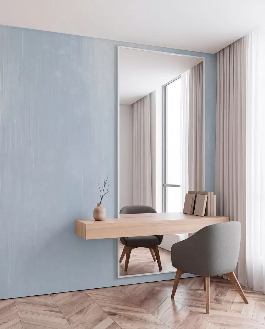 Murale Fond bleu clair avec une texture verticale délicate w05121v1