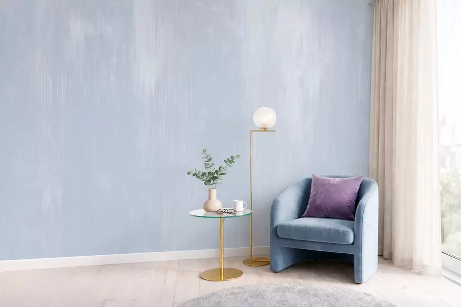 fototapeter Lyseblå baggrund med en blød lodret struktur w05121v1