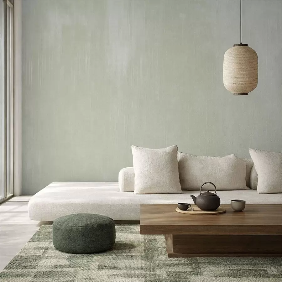 fototapeter Lysgrøn baggrund med en let lodret struktur w05121v3