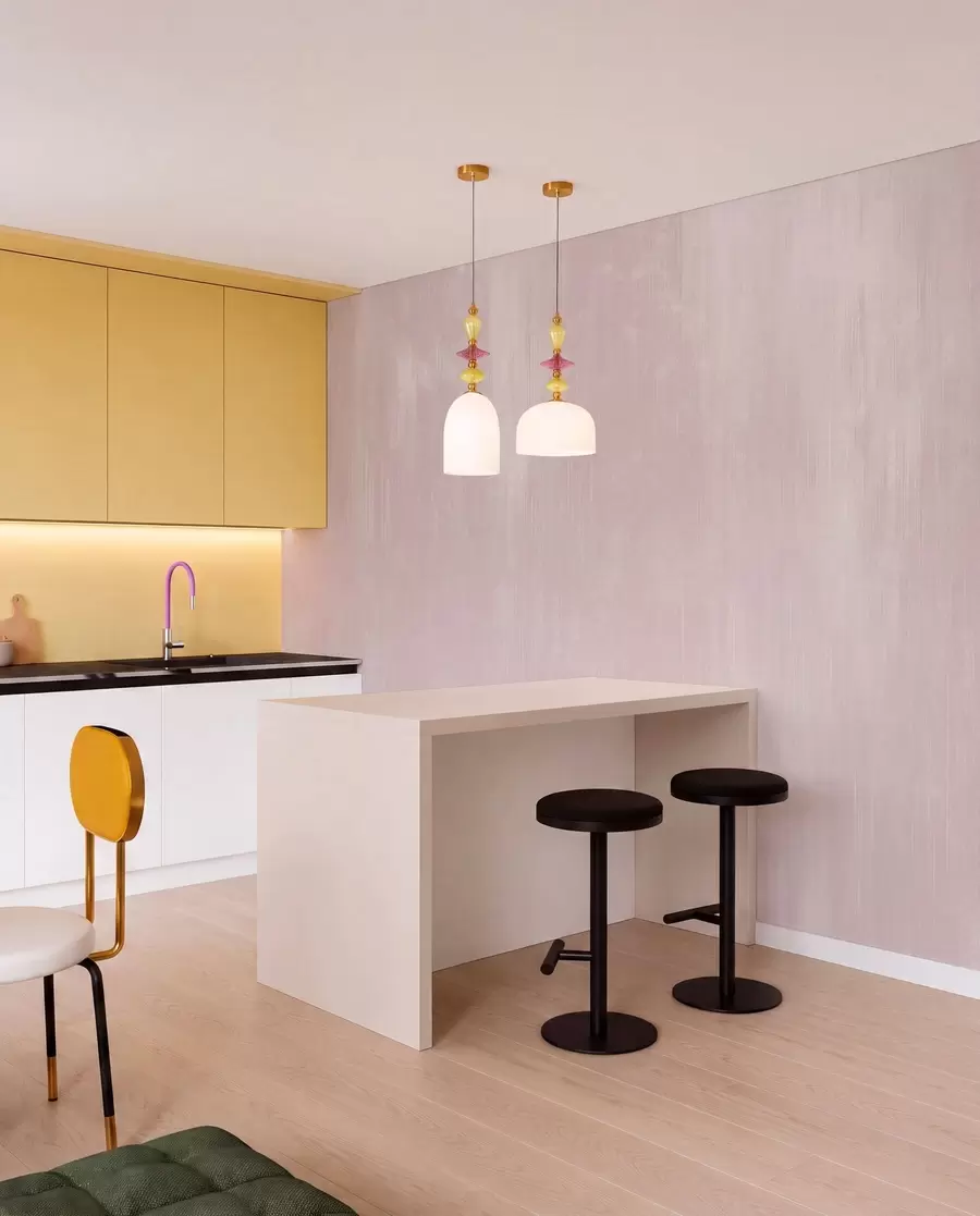 Murale Fond rose pâle avec une texture verticale délicate w05121v2