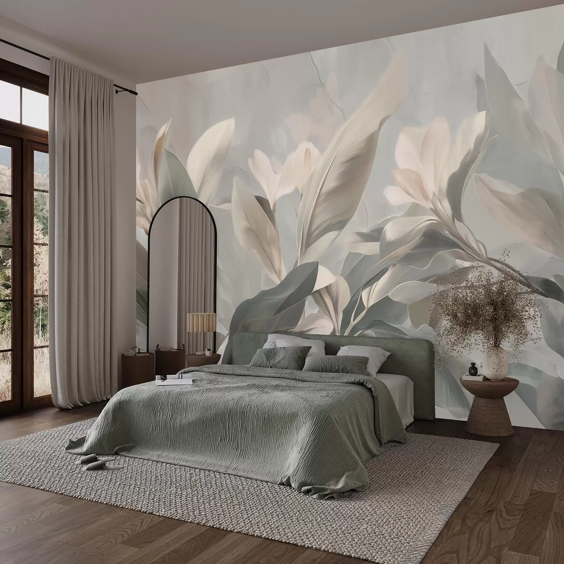 Murale Tendresse tropicale w09693