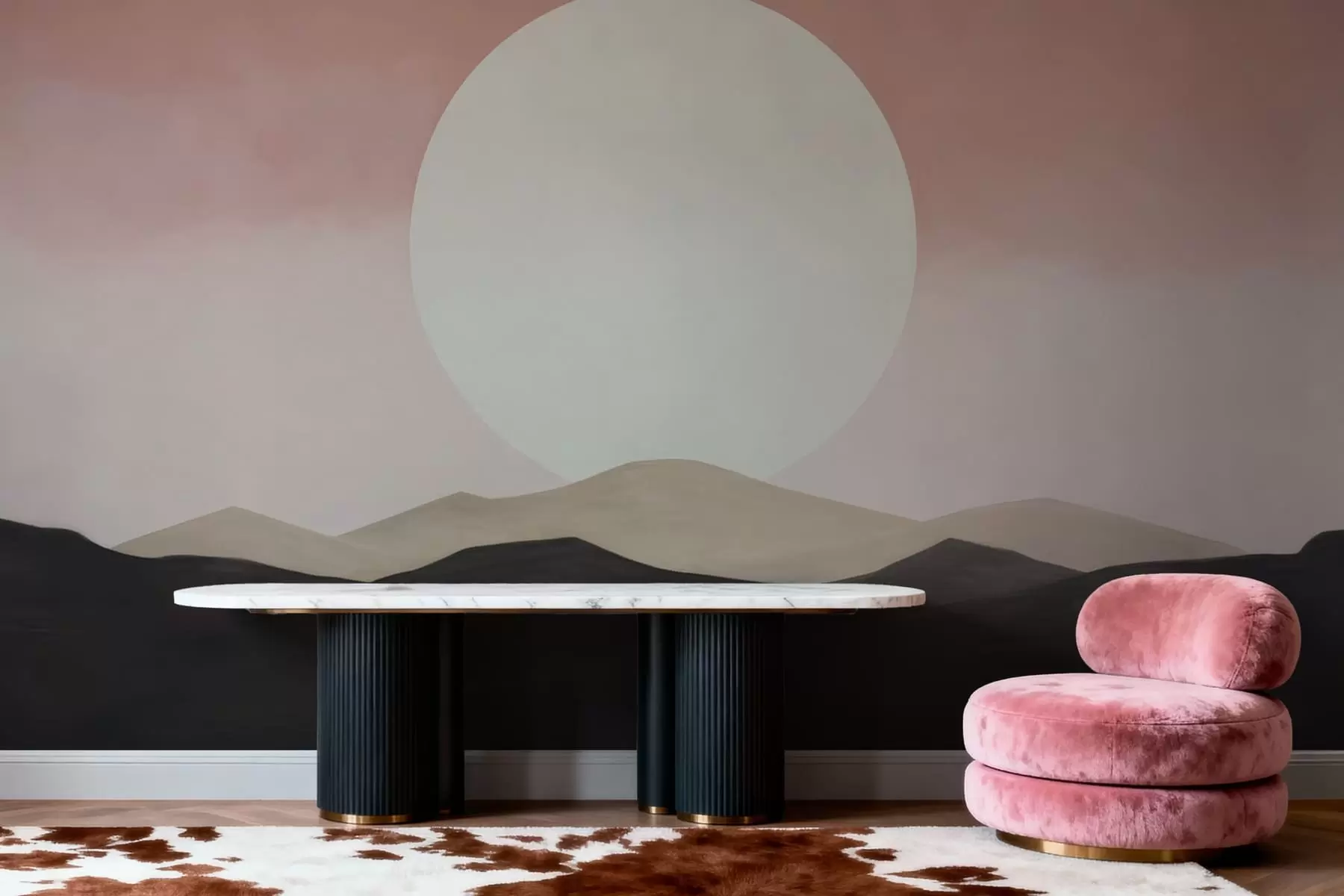 Fototapete Stiller Sonnenuntergang w05285