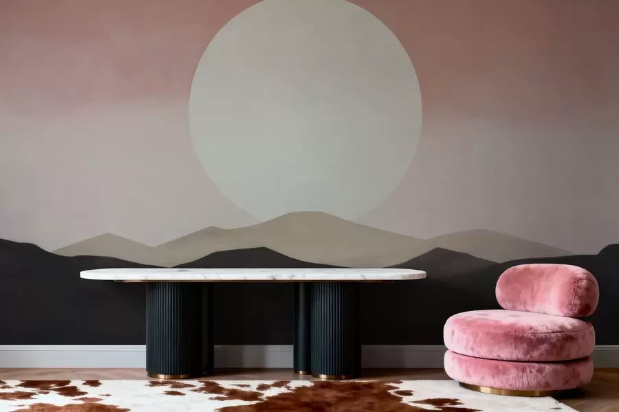 Fototapete Stiller Sonnenuntergang w05285